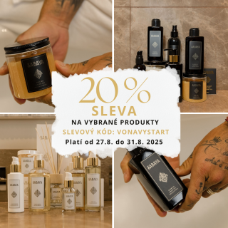 Sleva 20% na vybrané produkty